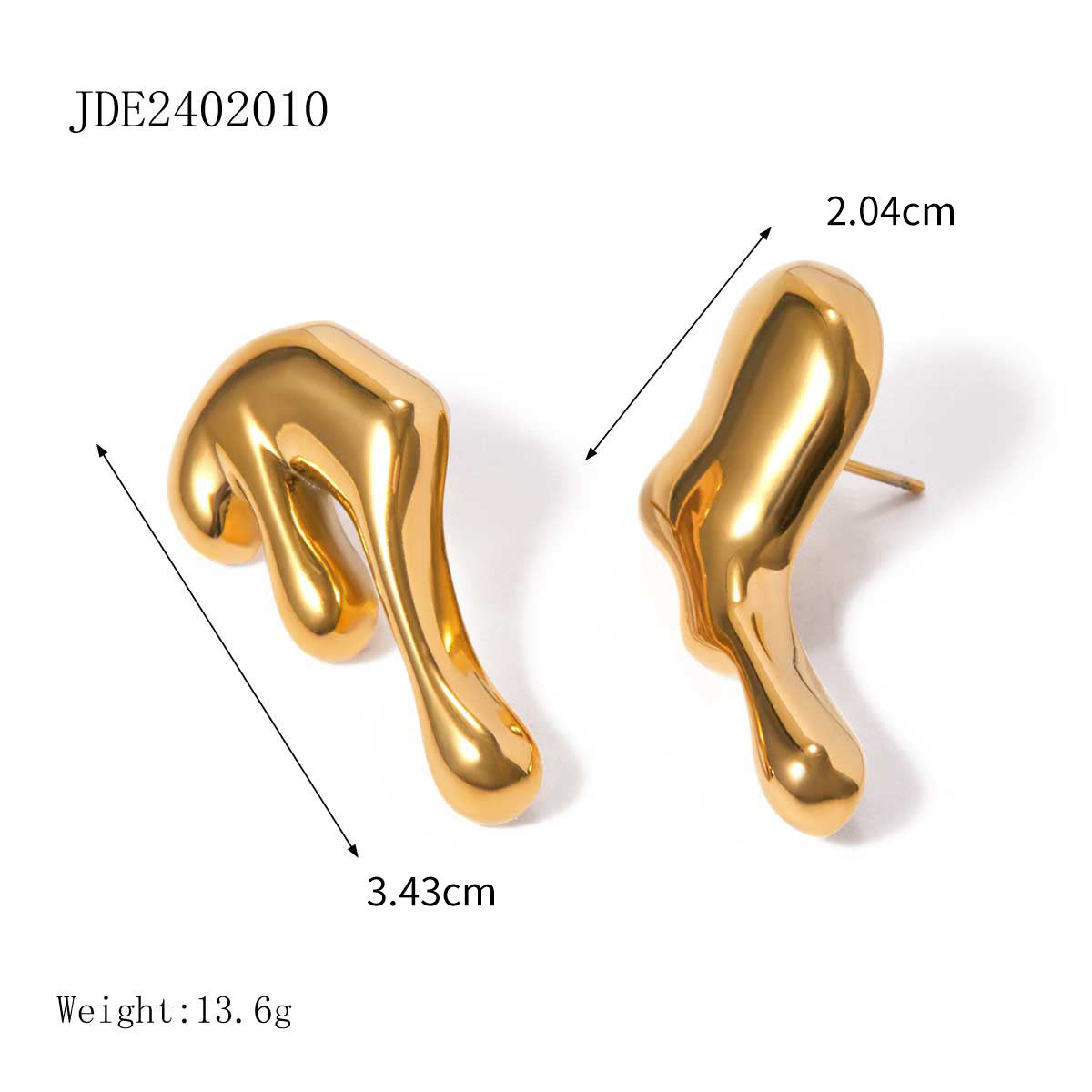 Lava Luxe Drop Earrings