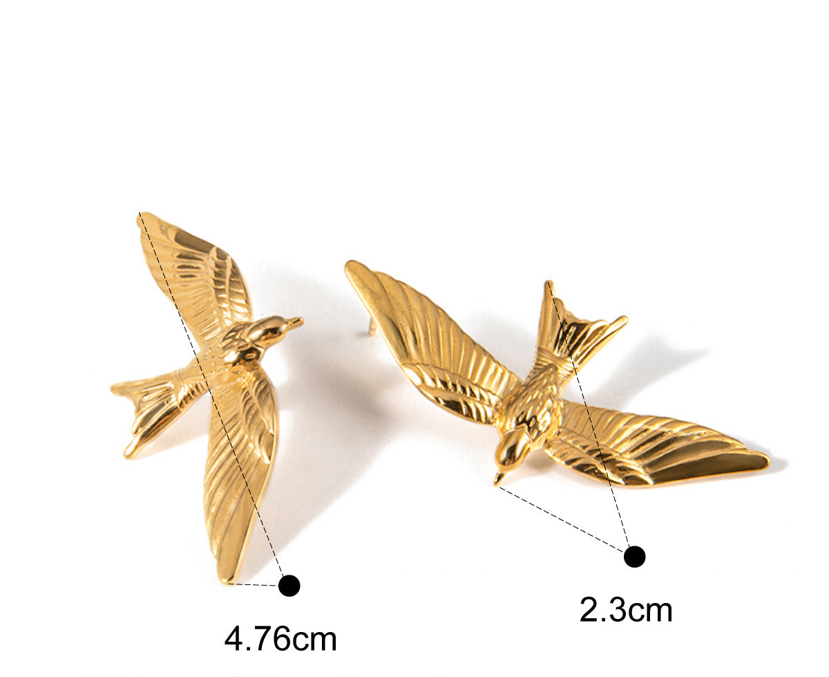 Skyward Soar Bird Earrings