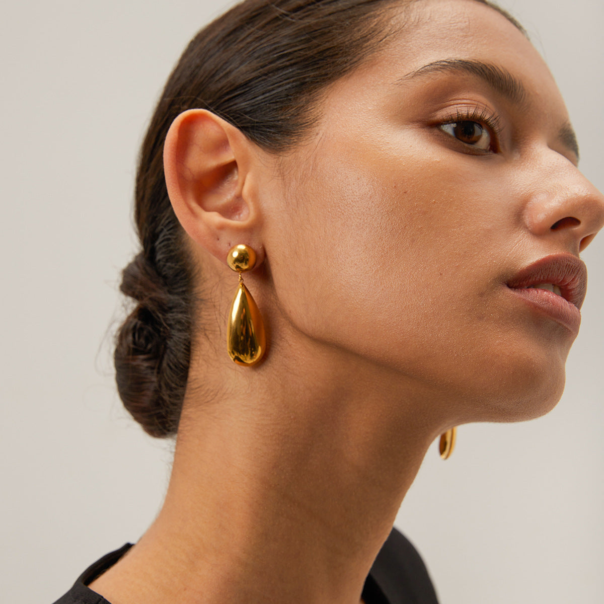 Molten Drop Statement Earrings