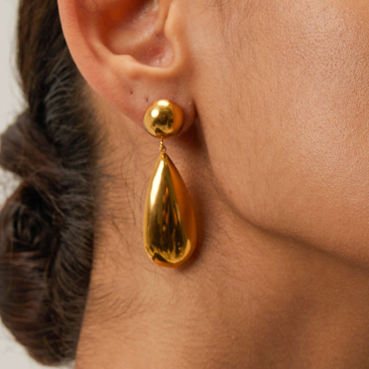 Molten Drop Statement Earrings