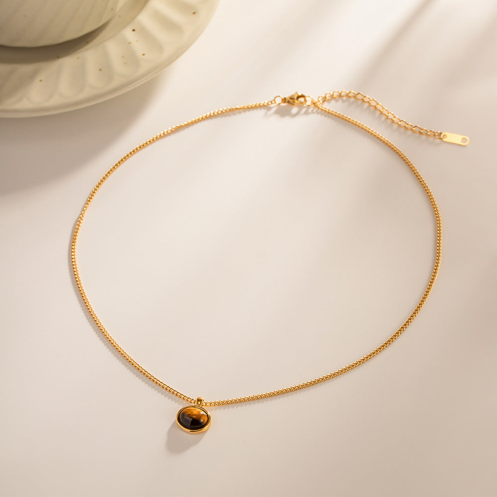 Golden Eye Tiger Pendant