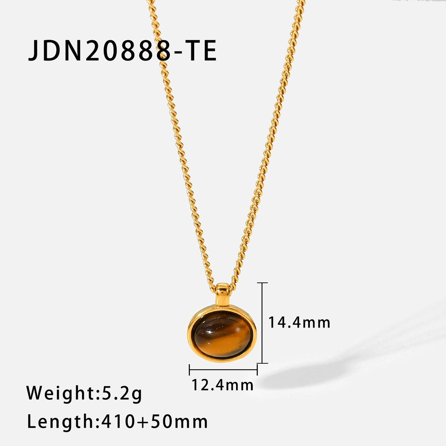 Golden Eye Tiger Pendant