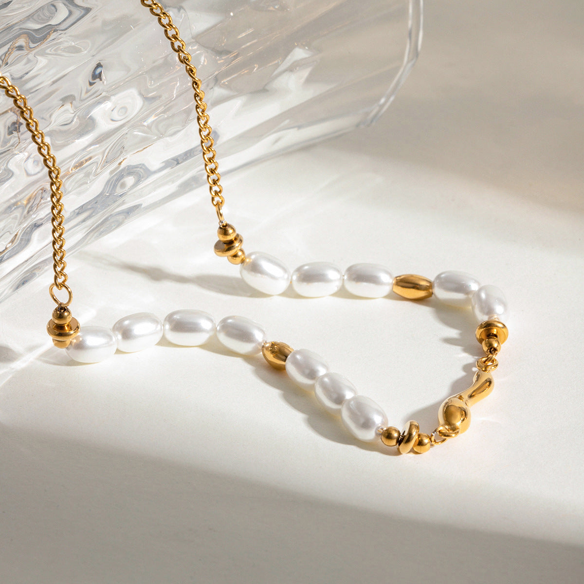 Wave & Pearl Harmony Necklace