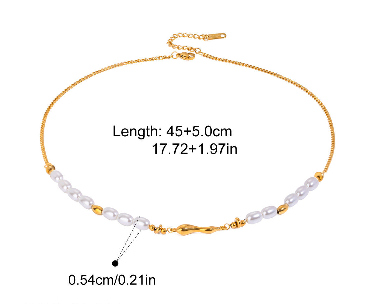 Wave & Pearl Harmony Necklace