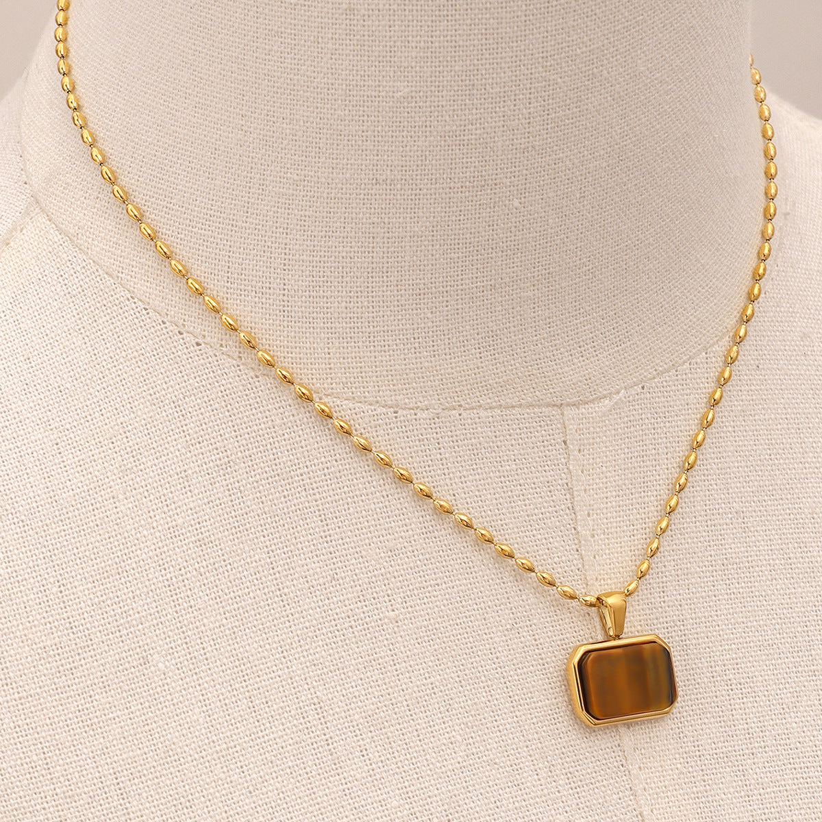 Luxe Prism Pendant Necklace
