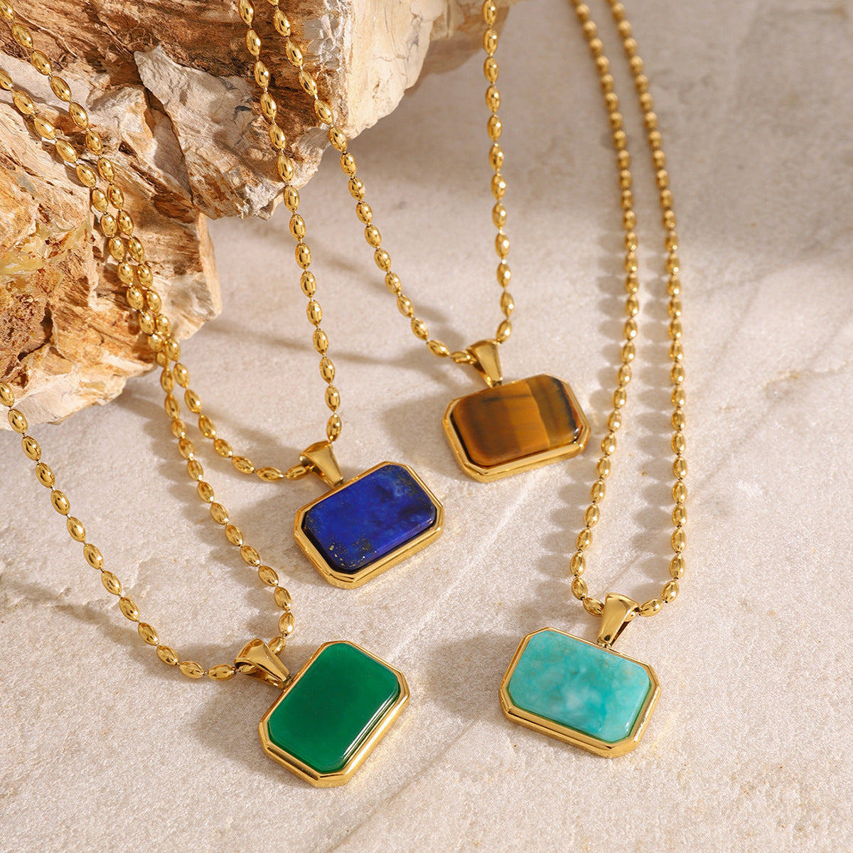 Luxe Prism Pendant Necklace