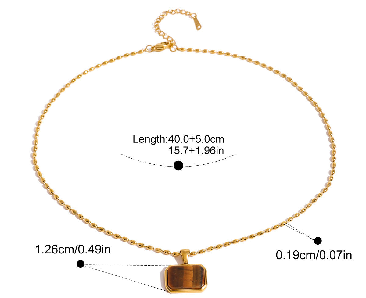 Luxe Prism Pendant Necklace