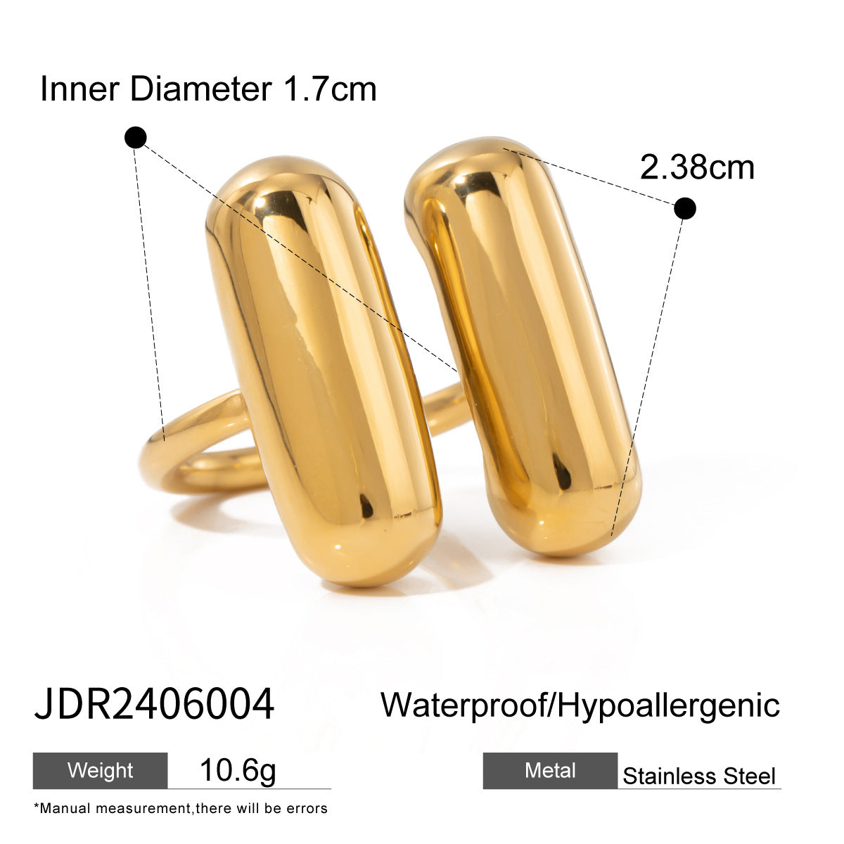 Twin Capsule Adjustable Ring