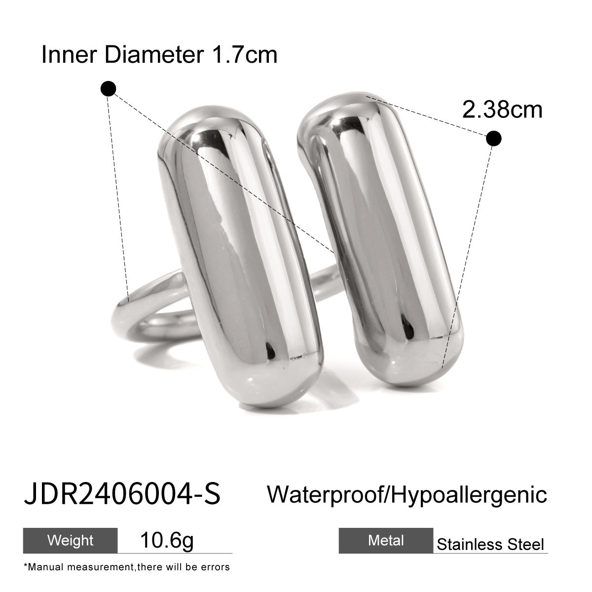 Twin Capsule Adjustable Ring