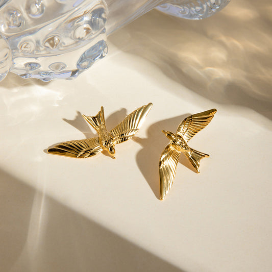 Skyward Soar Bird Earrings