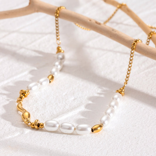 Wave & Pearl Harmony Necklace