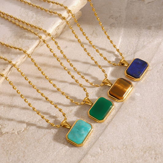 Luxe Prism Pendant Necklace